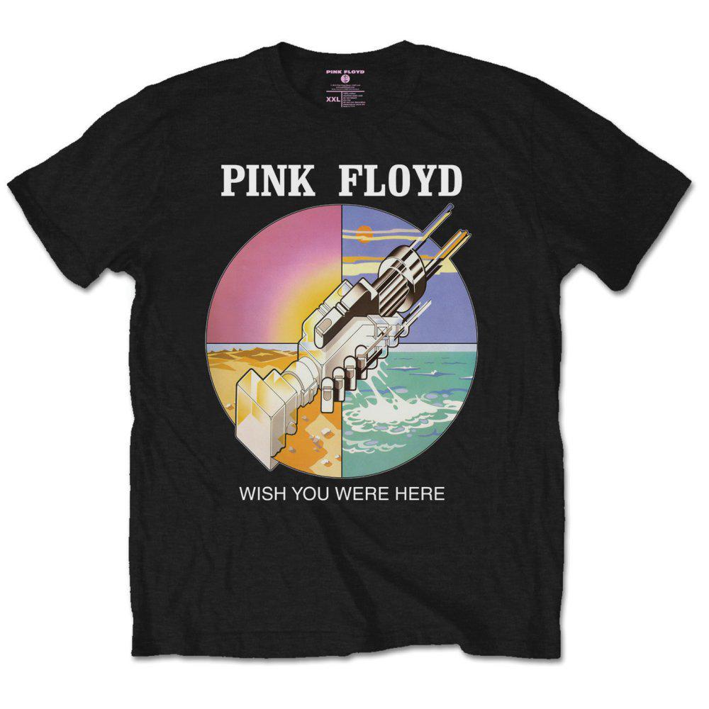 Pink Floyd - WYWH Circle Icons Mens Tshirt - Black
